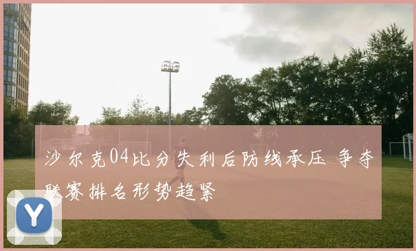 沙尔克04比分失利后防线承压 争夺联赛排名形势趋紧